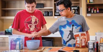 Press release about Highschool Kitchen Classroom