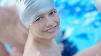 boy in pool