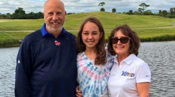 Mitch and Jeanette Ribak with their granddaughter, Lola