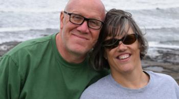 Sarah Gehring and her husband, Michael Tomaro