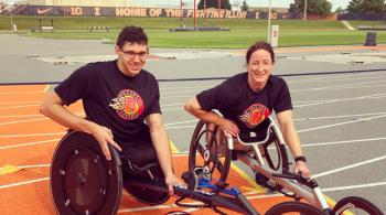 Tatyana McFadden and Daniel Romanchuk, 