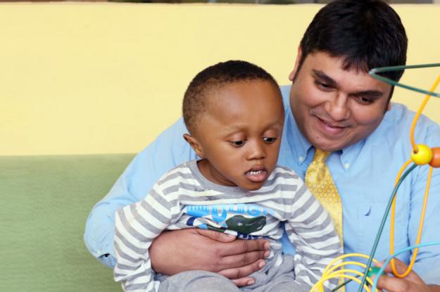 child with Kennedy Krieger doctor